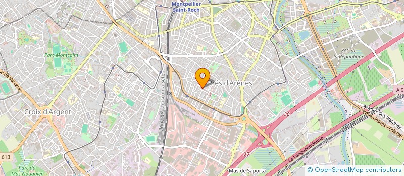 localisation de l'entreprise SCI IMMO CLEF à MONTPELLIER