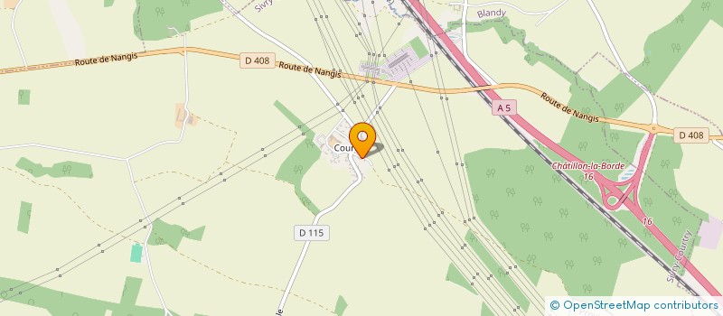 localisation de l'entreprise SCI IMMO CM  SIVRY-COURTRY