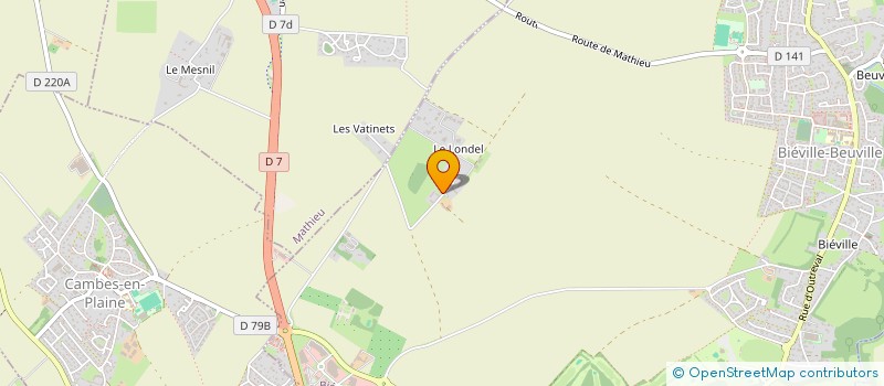 localisation de l'entreprise SCI IMMO COIF  BIEVILLE-BEUVILLE