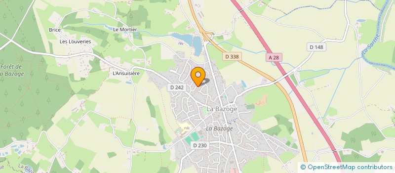 localisation de l'entreprise SCI IMMO COLOMB  LA BAZOGE