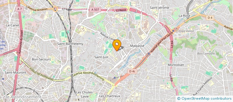 localisation de l'entreprise SCI IMMO CONCEPT à MARSEILLE