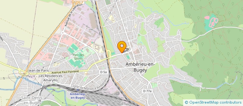 localisation de l'entreprise SCI IMMO CONCEPT KMD à AMBERIEU-EN-BUGEY