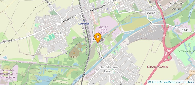 localisation de l'entreprise SCI IMMO CONFORT  LOURCHES