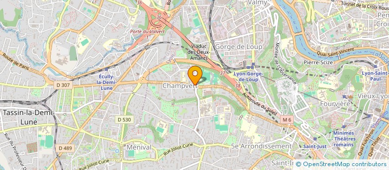 localisation de l'entreprise SCI IMMO CONTACT  LYON