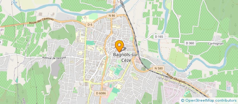 localisation de l'entreprise SCI IMMO - CREMIEUX  BAGNOLS-SUR-CEZE