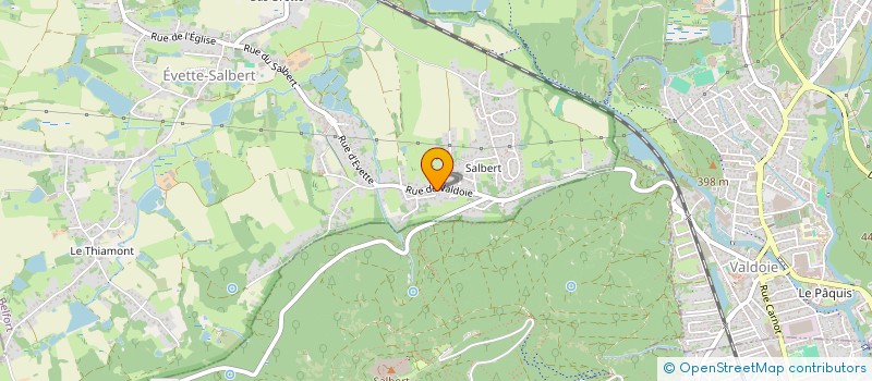 localisation de l'entreprise SCI IMMO D'AMICO à EVETTE-SALBERT