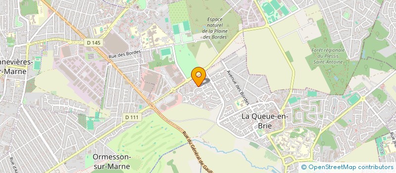 localisation de l'entreprise SCI IMMO D ECOSSE  LA QUEUE-EN-BRIE