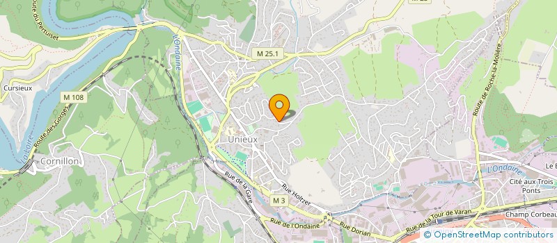 localisation de l'entreprise SCI IMMO DANCER  UNIEUX