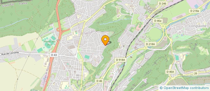 localisation de l'entreprise SCI IMMO DASA à LONGWY