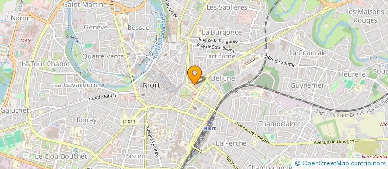 localisation de l'entreprise SCI-IMMO-DBG-FAMILY  NIORT