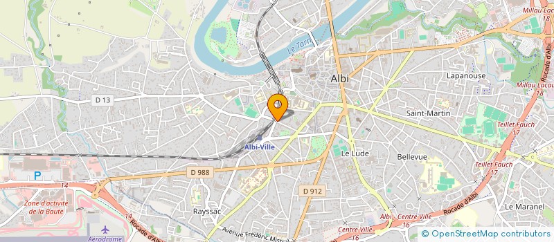 localisation de l'entreprise SCI IMMO-DEL à ALBI