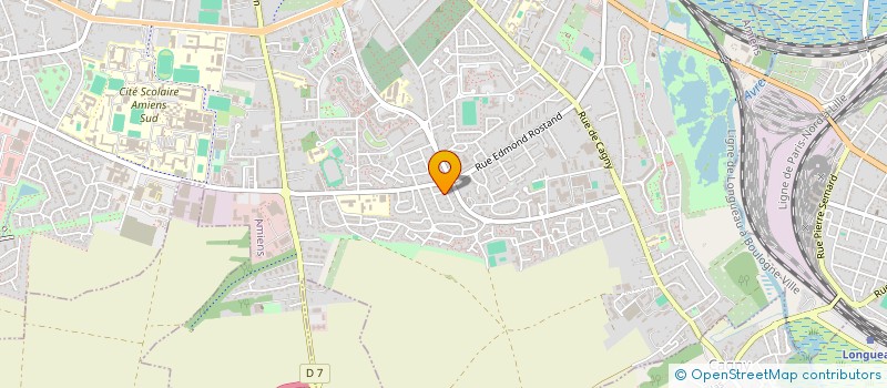 localisation de l'entreprise SCI IMMO.DELCUZE à AMIENS