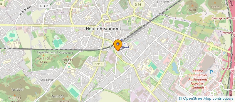 localisation de l'entreprise SCI IMMO DENTAIRE à HENIN-BEAUMONT