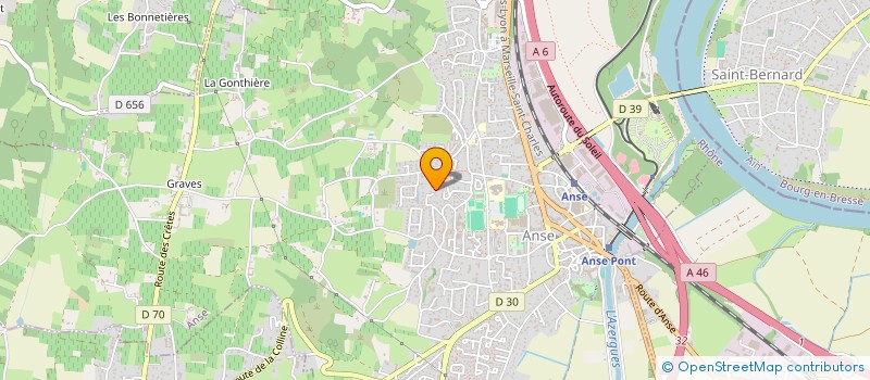 localisation de l'entreprise SCI IMMO DES TROIS CHATELS  ANSE