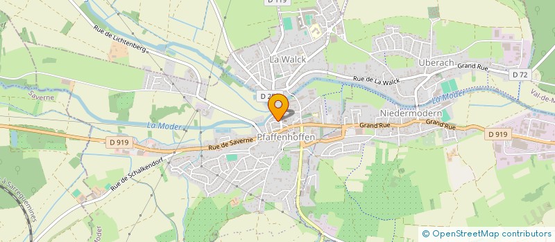 localisation de l'entreprise SCI IMMO DES TROIS SAGITTAIRES  VAL-DE-MODER