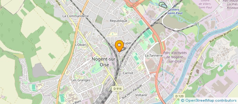 localisation de l'entreprise SCI IMMO DESFONTAINES  NOGENT-SUR-OISE