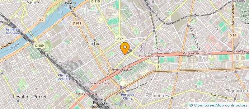 localisation de l'entreprise SCI IMMO DIL à CLICHY