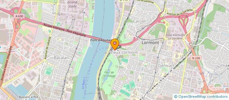 localisation de l'entreprise SCI IMMO DIRICK'S  LORMONT