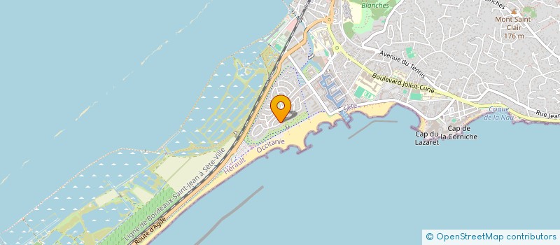 localisation de l'entreprise SCI IMMO DOC CG 911  SETE