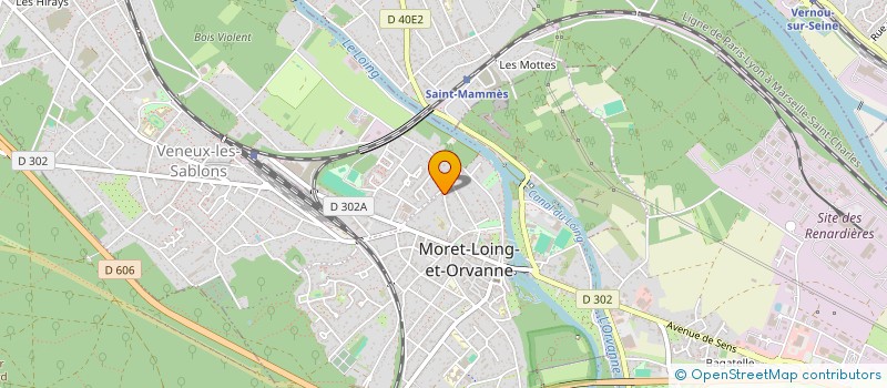 localisation de l'entreprise SCI IMMO DOUB  MORET-LOING-ET-ORVANNE