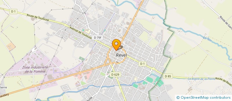 localisation de l'entreprise SCI IMMO DREAM  REVEL