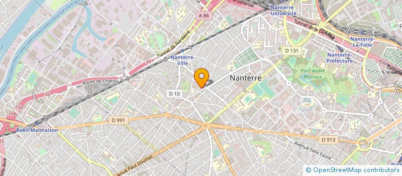 localisation de l'entreprise SCI IMMO DU 37AV D'ARGENTEUIL  NANTERRE