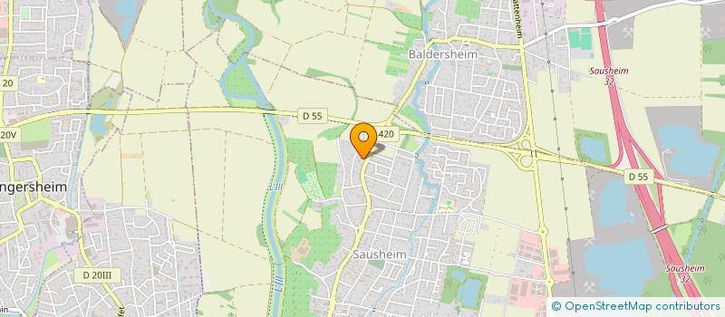 localisation de l'entreprise SCI IMMO DU FIL 2  SAUSHEIM