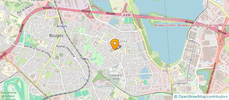 localisation de l'entreprise SCI IMMO DUO  BRUGES