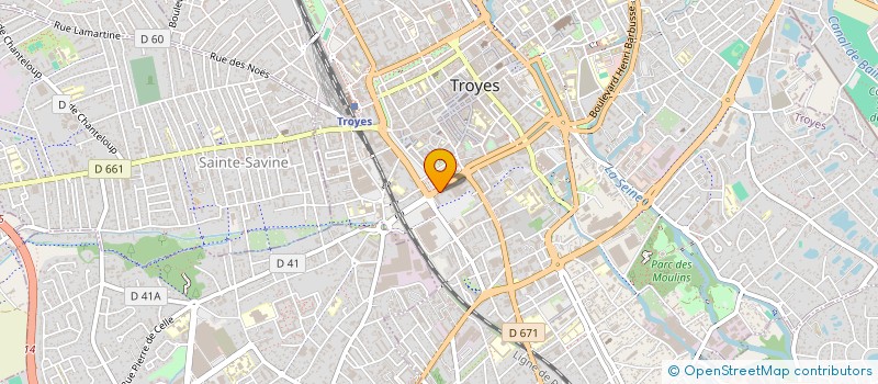 localisation de l'entreprise SCI IMMO-DYNALAB à TROYES
