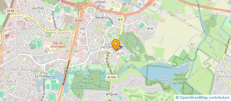 localisation de l'entreprise SCI IMMO ECLAIR 59 à VILLENEUVE-D'ASCQ