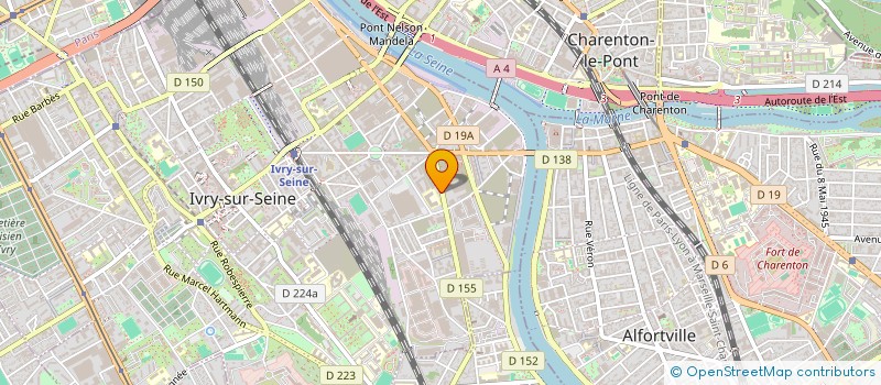 localisation de l'entreprise SCI IMMO EUROPA à IVRY-SUR-SEINE