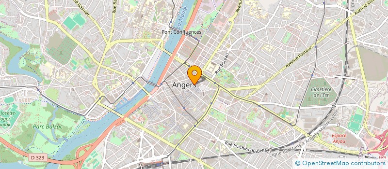 localisation de l'entreprise SCI IMMO EXPANSION à ANGERS