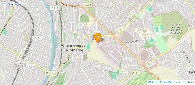 localisation de l'entreprise SCI IMMO FA  CHAMPIGNY-SUR-MARNE