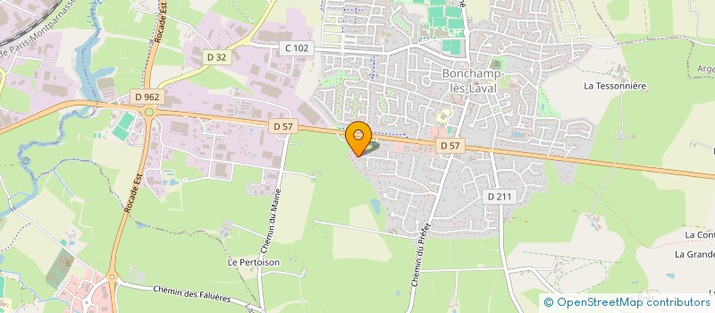 localisation de l'entreprise SCI IMMO FAB  BONCHAMP-LES-LAVAL