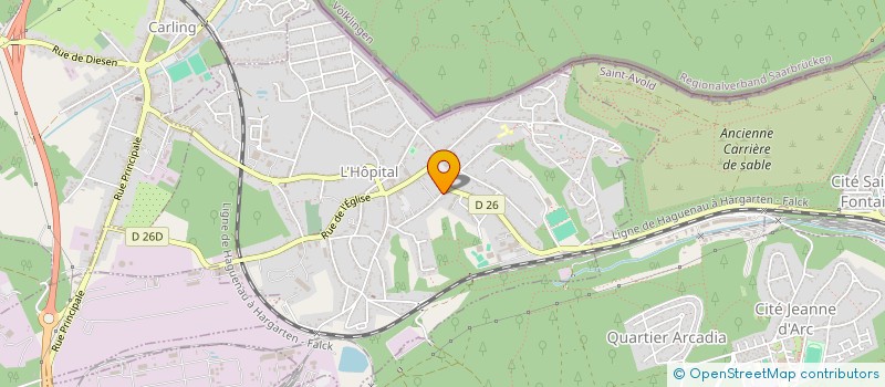 localisation de l'entreprise SCI IMMO FAR  L'HOPITAL