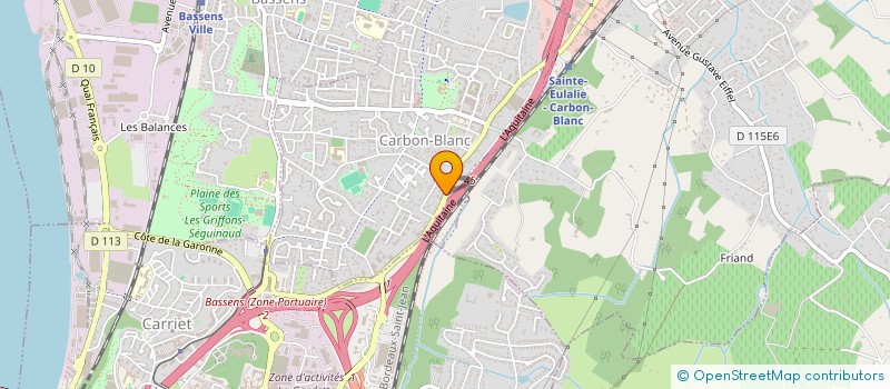 localisation de l'entreprise SCI IMMO FERRET  CARBON-BLANC