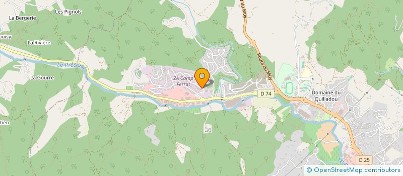 localisation de l'entreprise SCI IMMO-FIN à SAINTE-MAXIME