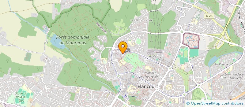 localisation de l'entreprise SCI IMMO FJ  ELANCOURT