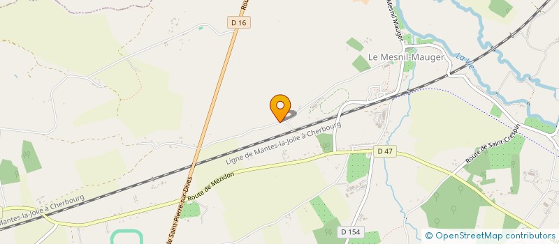 localisation de l'entreprise SCI IMMO FLORELLE  MEZIDON VALLEE D'AUGE