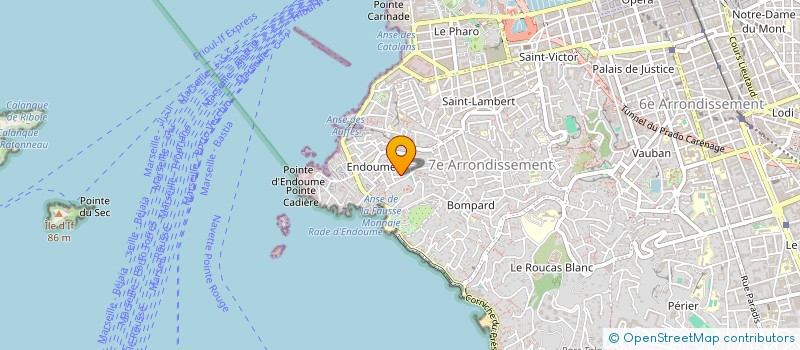 localisation de l'entreprise SCI IMMO FONCIERE SUD à MARSEILLE