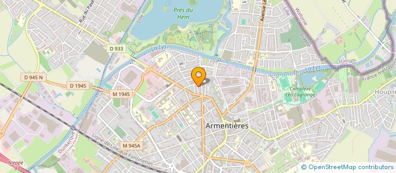 localisation de l'entreprise SCI IMMO FOUACHE  ARMENTIERES