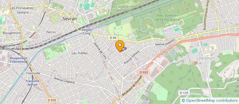 localisation de l'entreprise SCI IMMO FRANCE à LIVRY-GARGAN