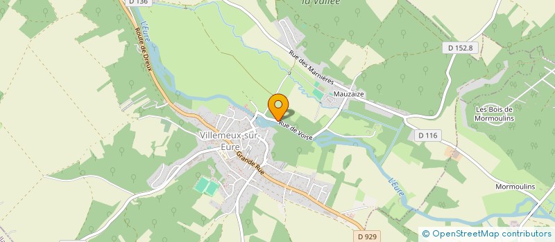 localisation de l'entreprise SCI IMMO FRAPAT 28 à VILLEMEUX-SUR-EURE