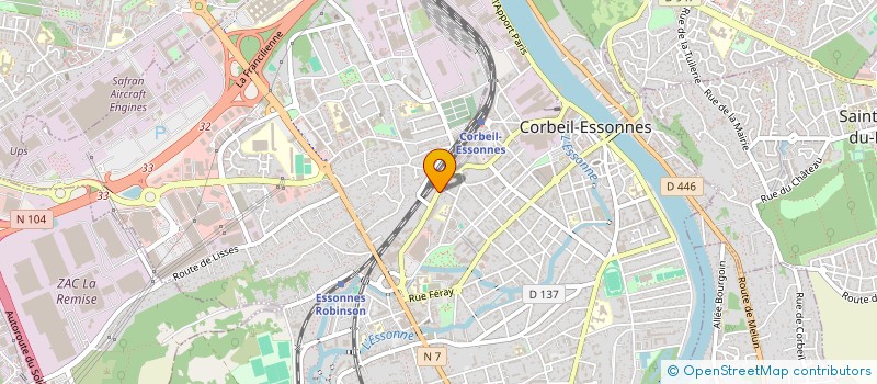 localisation de l'entreprise SCI IMMO FRERES à CORBEIL-ESSONNES