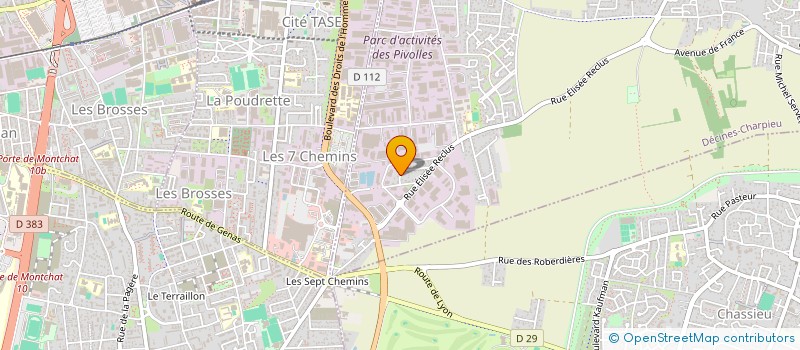 localisation de l'entreprise SCI IMMO G  DECINES-CHARPIEU