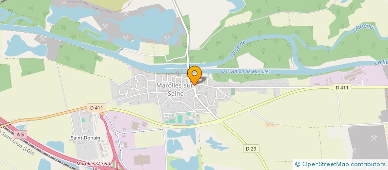 localisation de l'entreprise SCI  IMMO G E F T  VILLE-SAINT-JACQUES