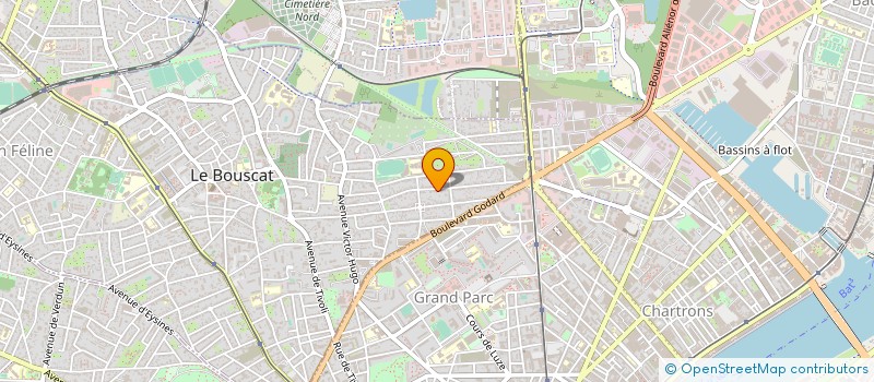 localisation de l'entreprise SCI IMMO GALY  LE BOUSCAT