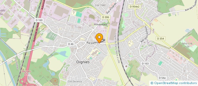 localisation de l'entreprise SCI IMMO GAPL  OIGNIES