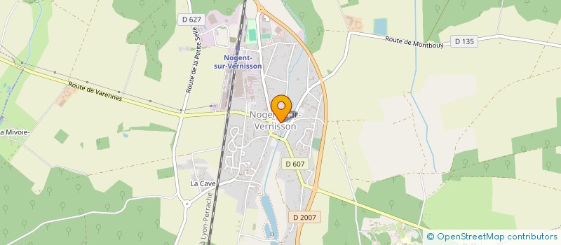 localisation de l'entreprise SCI IMMO-GATINAISE à NOGENT-SUR-VERNISSON