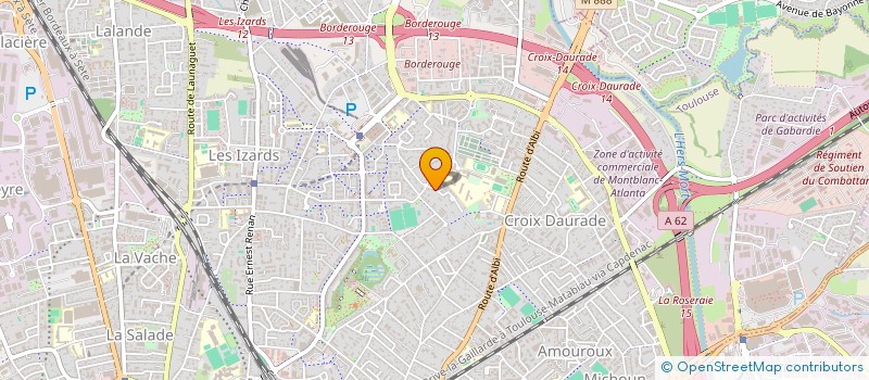 localisation de l'entreprise SCI IMMO GAZELLE à TOULOUSE
